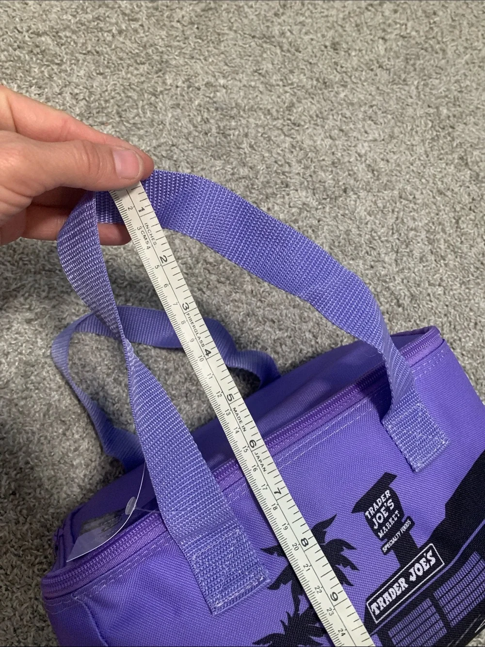 NWT Trader Joe’s Purple Mini Insulated Bag